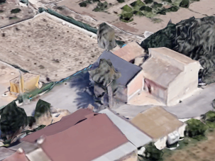 Un fantasma pixelado